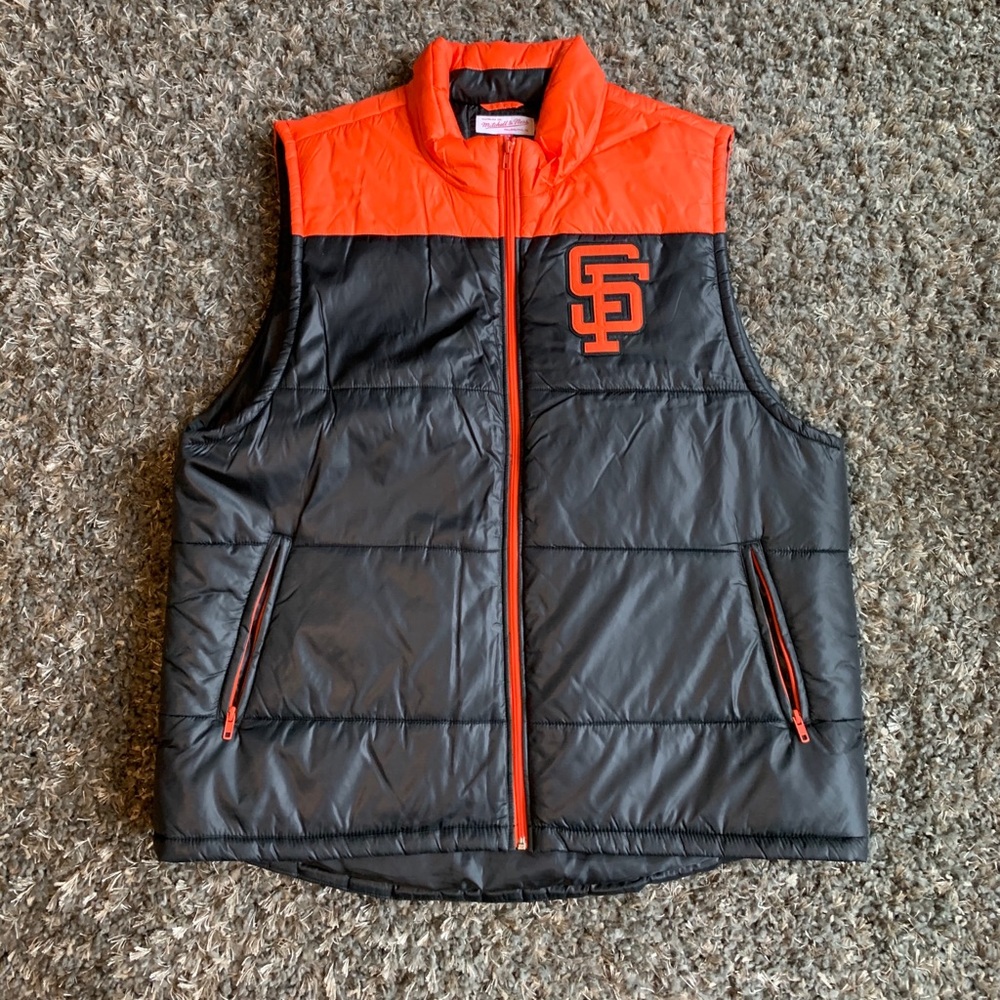 San Francisco Giants vest by Mitchell and Ness
